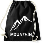 printfashion Mountain - Sportzsák, Tornazsák - Fekete (4615114)