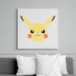 printfashion Magyaros Pikachu - Vászonkép - Fehér (12847073)