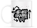 printfashion Hiphop graffiti - Bögre - Fehér (7513278)