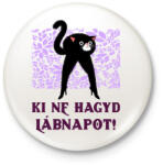 printfashion LÁBNAP - Kitűző, hűtőmágnes - Fehér (10800239)
