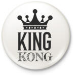 printfashion KINGKONG - Kitűző, hűtőmágnes - Fehér (10796299)