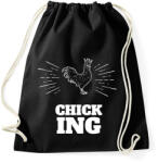 printfashion CHICKING - Sportzsák, Tornazsák - Fekete (10133916)