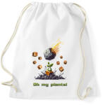 printfashion Oh my plants! - Sportzsák, Tornazsák - Fehér (15304401)