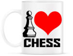 printfashion I love chess - Bögre - Fehér (7333169)
