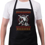 printfashion Tűzoltó karácsony - Kötény - Fekete (4918929)