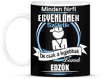 printfashion Legjobbak lesznek edzők - Bögre - Fekete (1972294)