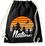printfashion Nature - Sportzsák, Tornazsák - Fekete (5024633)