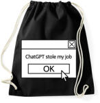 printfashion Stole my job - Sportzsák, Tornazsák - Fekete (14584400)