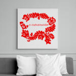 printfashion Szelíd szitkok - rézfánfütyülőjét - Vászonkép - Fehér (15198951)