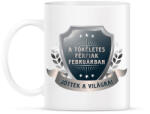 printfashion A tökéletes férfiak február - Bögre - Fehér (6053641)