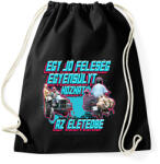 printfashion Egy jó feleség egyensúlyt hozhat az életedbe - Sportzsák, Tornazsák - Fekete (14664686)