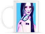printfashion Android-ember-lány-absztrakt_1 - Bögre - Fehér (14073330)