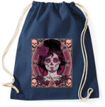 printfashion Halott nő - Sportzsák, Tornazsák - Sötétkék (184331)