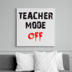 printfashion TANÁR MÓD KI - Vászonkép - Fehér (6627942)