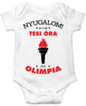 printfashion Nyugalom! Ez csak tesi óra, nem olimpia - Baba Body - Fehér (6455429)