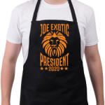 printfashion Joe Exotic elnök 2020 - Kötény - Fekete (4934833)