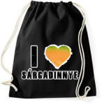 printfashion I Love Sárgadinnye - Sportzsák, Tornazsák - Fekete (16366670)