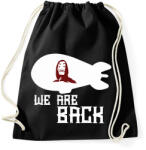 printfashion A nagy pénzrablás - Sportzsák, Tornazsák - Fekete (2492150)