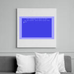 printfashion Commodore 64 - Vászonkép - Fehér (6640499)