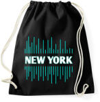printfashion New York - Sportzsák, Tornazsák - Fekete (4388099)