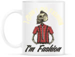 printfashion Hipster 02 - I dont no fashion - Bögre - Fehér (4923191)