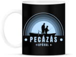 printfashion Pecázás apával - Bögre - Fekete (4833286)