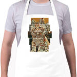 printfashion Cica - Kötény - Fehér (7266982)