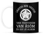 printfashion LÁNYOS APA 2 - Bögre - Fekete (10803523)