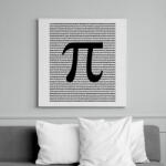 printfashion Pi - szám - Vászonkép - Fehér (15618357)