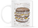 printfashion Hamburger titkos recept - Bögre - Fehér (14933631)
