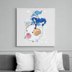 printfashion Lulu - Vászonkép - Fehér (6623076)