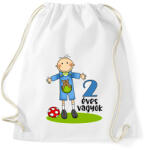 printfashion 2 éves vagyok" kisfiúknak - Sportzsák, Tornazsák - Fehér (13441999)