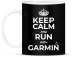 printfashion Run with Garmin - Bögre - Fekete (11374179)