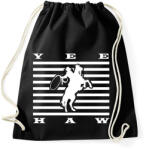 printfashion Yeehaw - Western - Sportzsák, Tornazsák - Fekete (7498548)