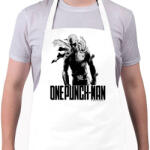 printfashion one punch man - Kötény - Fehér (4912513)