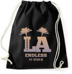printfashion los angeles california - Sportzsák, Tornazsák - Fekete (4392812)