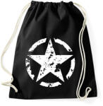 printfashion Fehér csillag - Sportzsák, Tornazsák - Fekete (13662044)