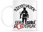printfashion Tűzoltó vagyok - Bögre - Fehér (16280163)