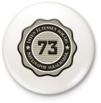 printfashion 73 - Kitűző, hűtőmágnes - Fehér (7186930)