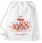 printfashion since-1988-red-black - Sportzsák, Tornazsák - Fehér (531380)