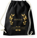 printfashion István - Sportzsák, Tornazsák - Fekete (2776231)