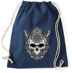 printfashion Koponyarajz - Sportzsák, Tornazsák - Sötétkék (368050)