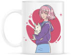 printfashion Animés csaj - Bögre - Fehér (7628608)