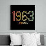printfashion 1963 - Vászonkép - Fekete (11978977)