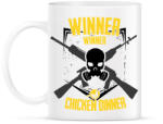 printfashion PUBG - WINNER WINNER CHICKEN DINNER - Bögre - Fehér (826739)