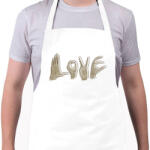printfashion Love - Kötény - Fehér (4907191)
