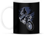 printfashion éjszakai motoros - Bögre - Fekete (809176)