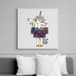 printfashion Unikornis szülinap szeptember - Vászonkép - Fehér (6628742)