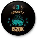 printfashion Páros terhesség - apuka - Kitűző, hűtőmágnes - Fekete (13726012)