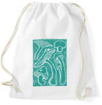 printfashion Gombák - Sportzsák, Tornazsák - Fehér (12657928)